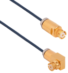 SMP Female R/A to SMP Female 6" Cable Assembly for .047 SuperFlex Cable