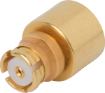 SMP Female Connector, R/A for .085 Cable, 1222-4011
