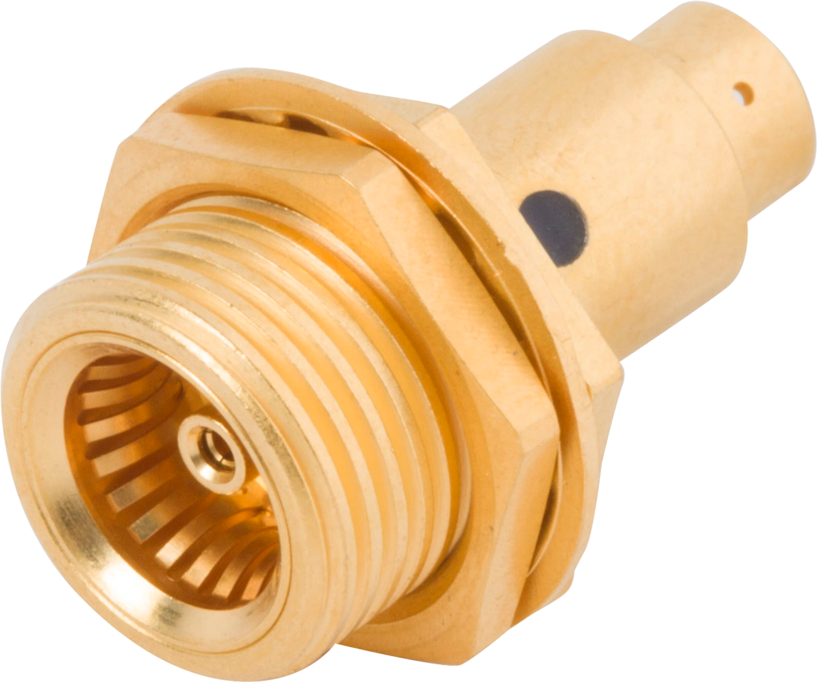 BMA Female Bulkhead Connector for .085 Cable, 1733-6008