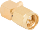 SMA Male Connector, R/A for .141 Cable, 2912-6001