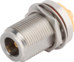 PN Female Bulkhead Connector for .141 Cable, SF6545-6003