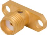 Picture of SMA Female Flange Mount Connector, 2 Hole, for .085 Cable