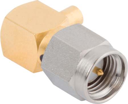 SMA Male Connector, R/A for RG-174 Cable, M39012/56-3107