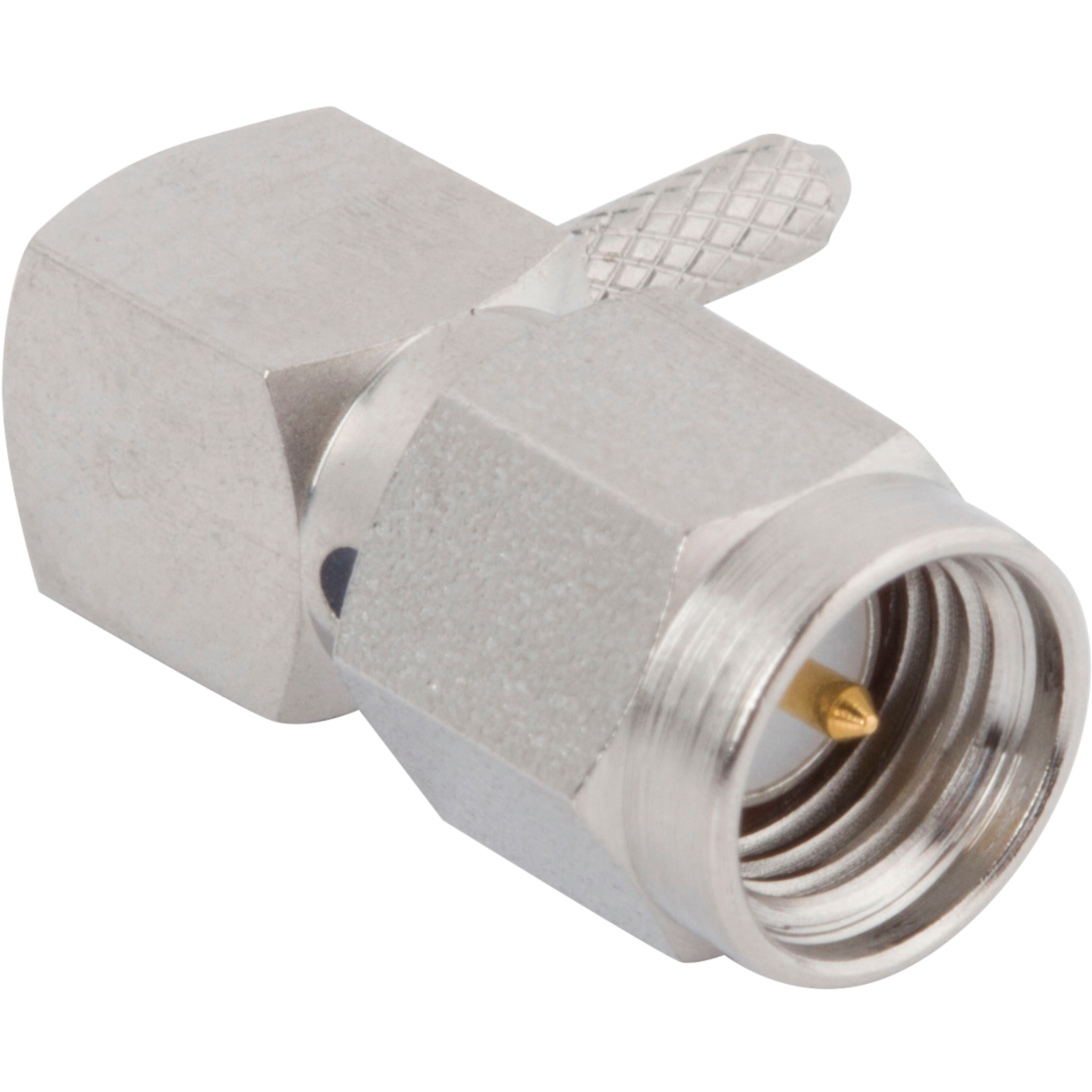 Picture of SMA Male Connector, R/A for RG-58 Cable