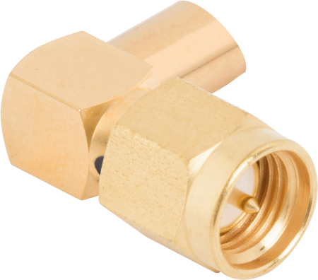 SMA Male Connector, R/A for RG-174 Cable, 2913-6001