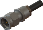 Picture of SMA Male Cable Connector, Lockwire Holes, for RG-178 Cable