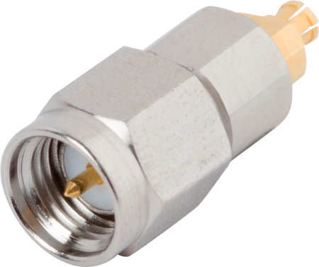 SMPM Female to SMA Male Adapter, 1132-4003