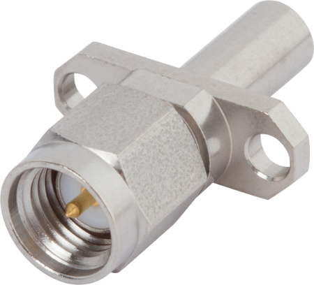 BMZ Female to SMA Male Adapter, 2 Hole, SF1189-6104