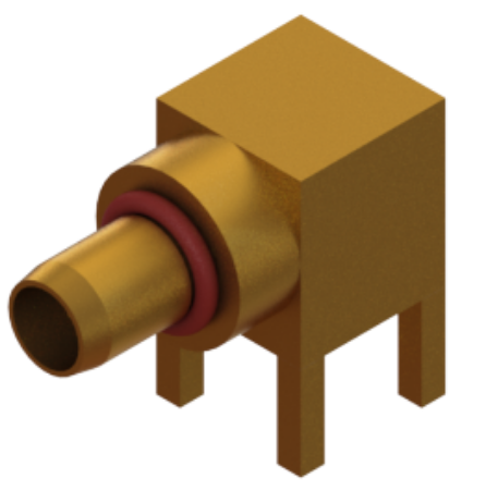 BMMA Male PCB Thru-Hole Connector, R/A, 1412-60001