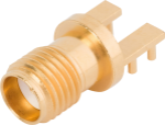 SMA Female PCB Edge Launch Connector, 4 Legs, 2921-61493