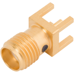 SMA Female PCB Thru-Hole Connector, 2985-6004