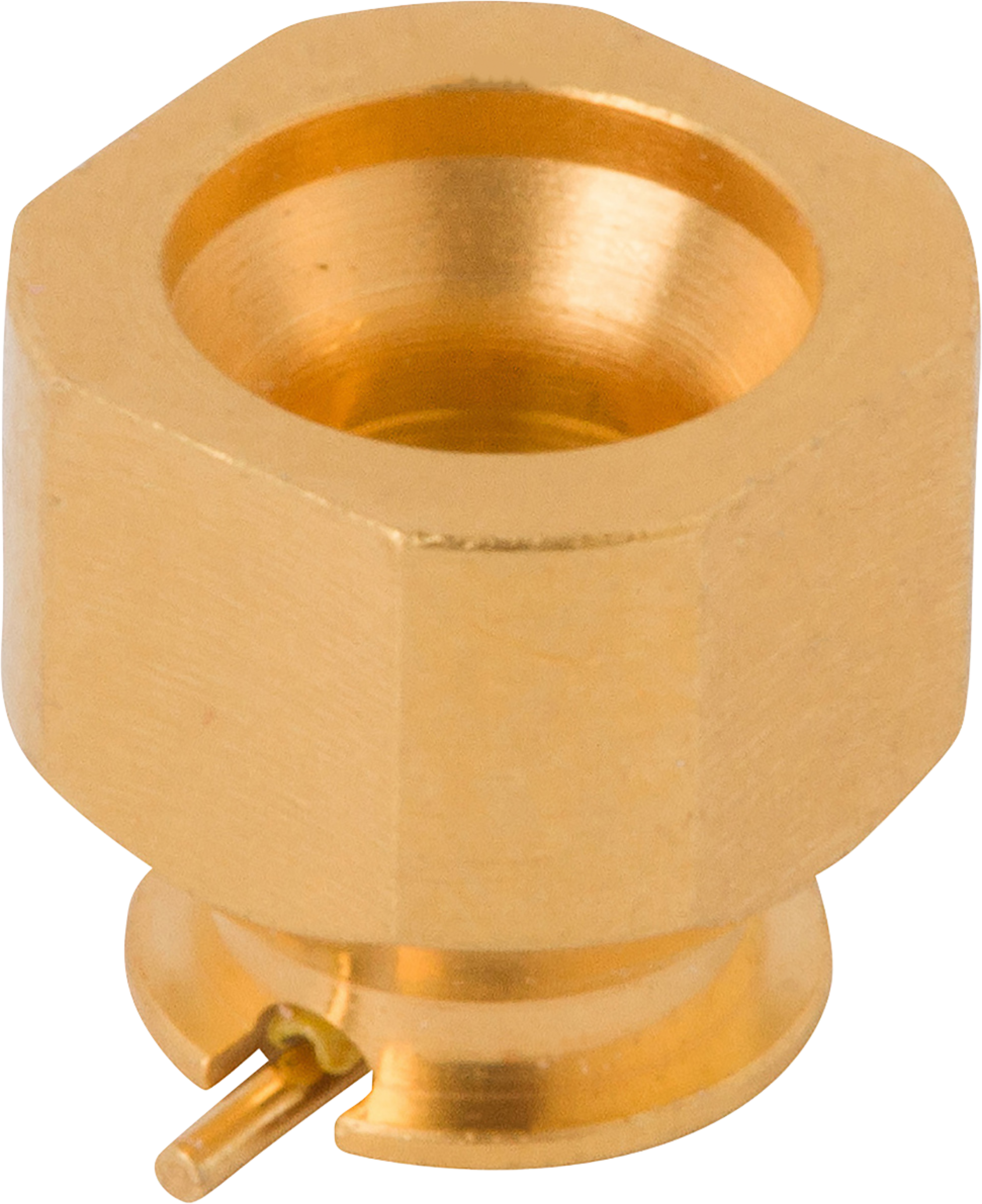 SMPM Male Non-Magnetic PCB Surface Mount Connector, SB, 3211-40118