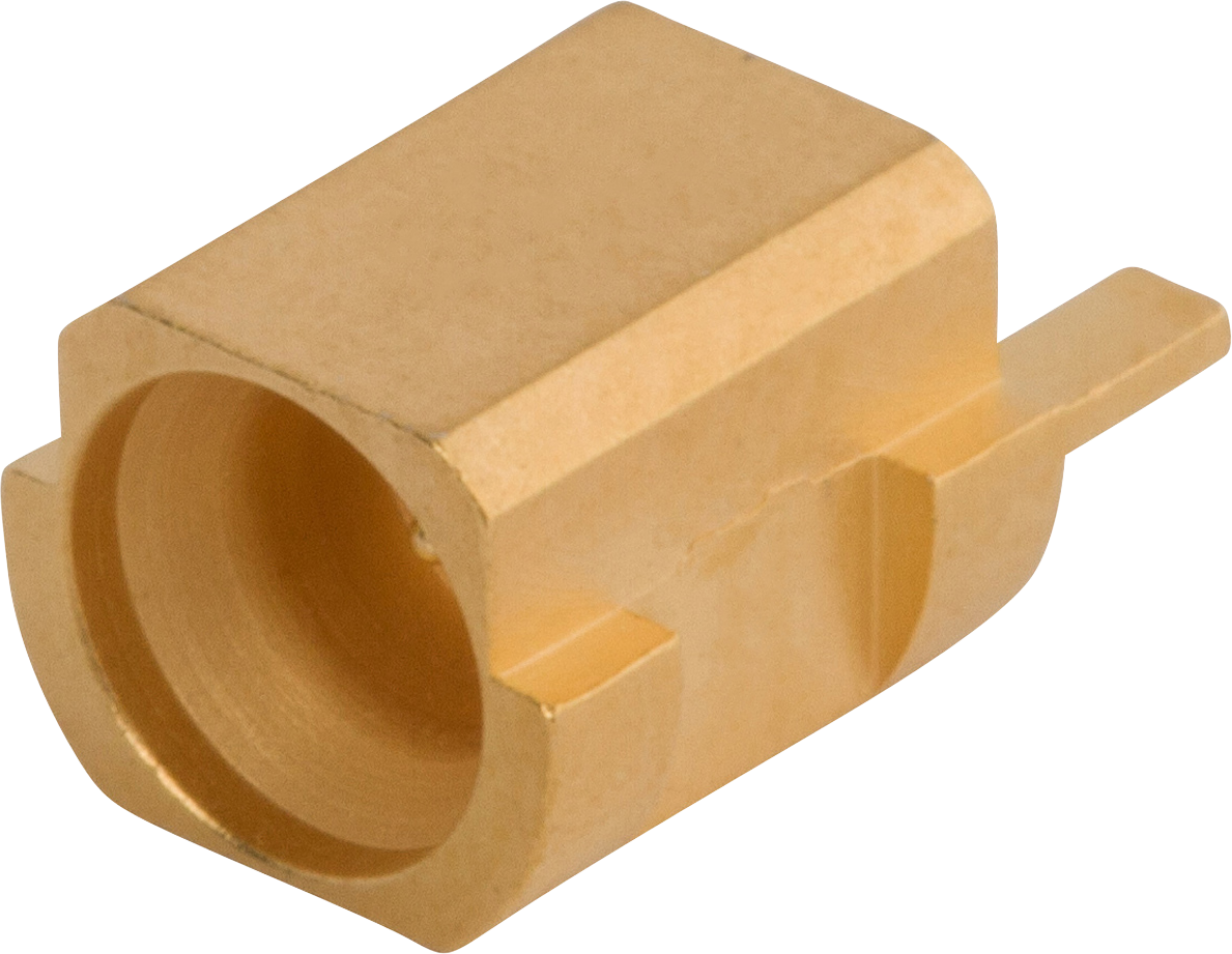 SMPM Male PCB Edge Launch Connector, SB, 3211-60035