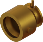 SMPM Male PCB QB Surface Mount Connector, R/A, 3211-60112