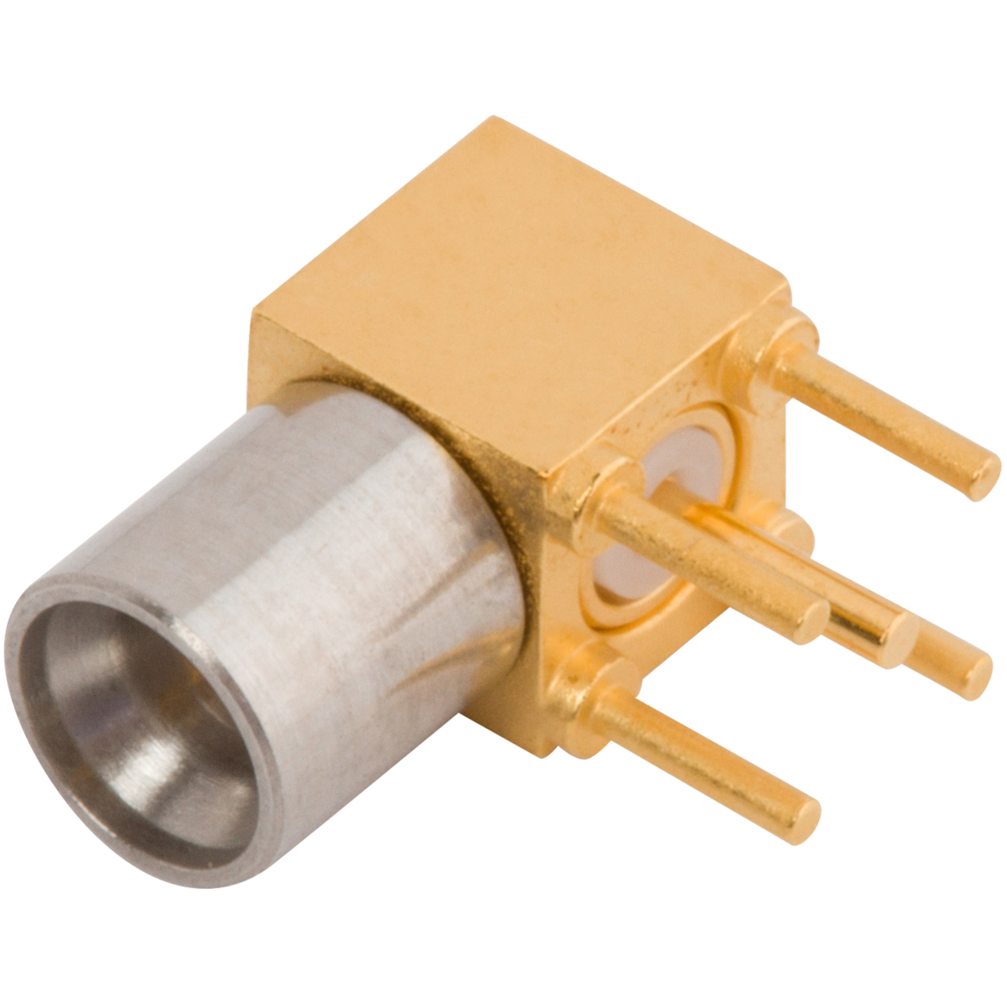 SMPM Male PCB Thru-Hole Connector, R/A, SB, 3212-40003