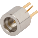 SMP Male PCB Thru-Hole Connector, R/A Contact, LD, SF1211-66198