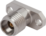 2.92mm Female Flange Mount Connector, 2 Hole (Accepts Ø.012 Pin), SF1552-6002