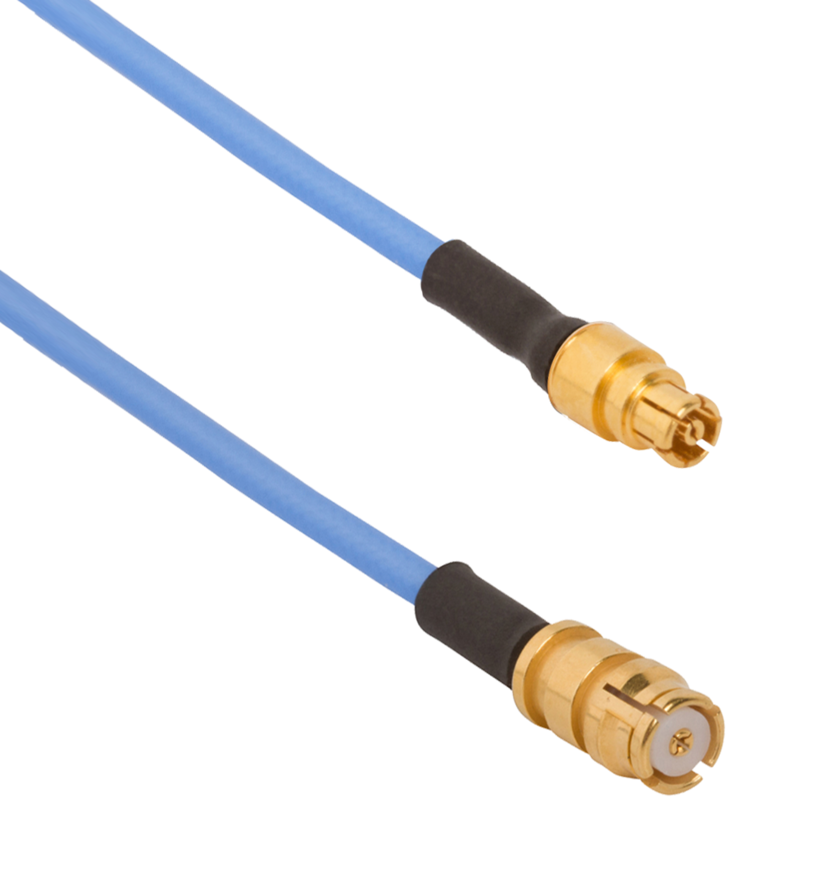 SMP Female to SMPM Female 6" Cable Assembly for .047 Cable, 7012-1294