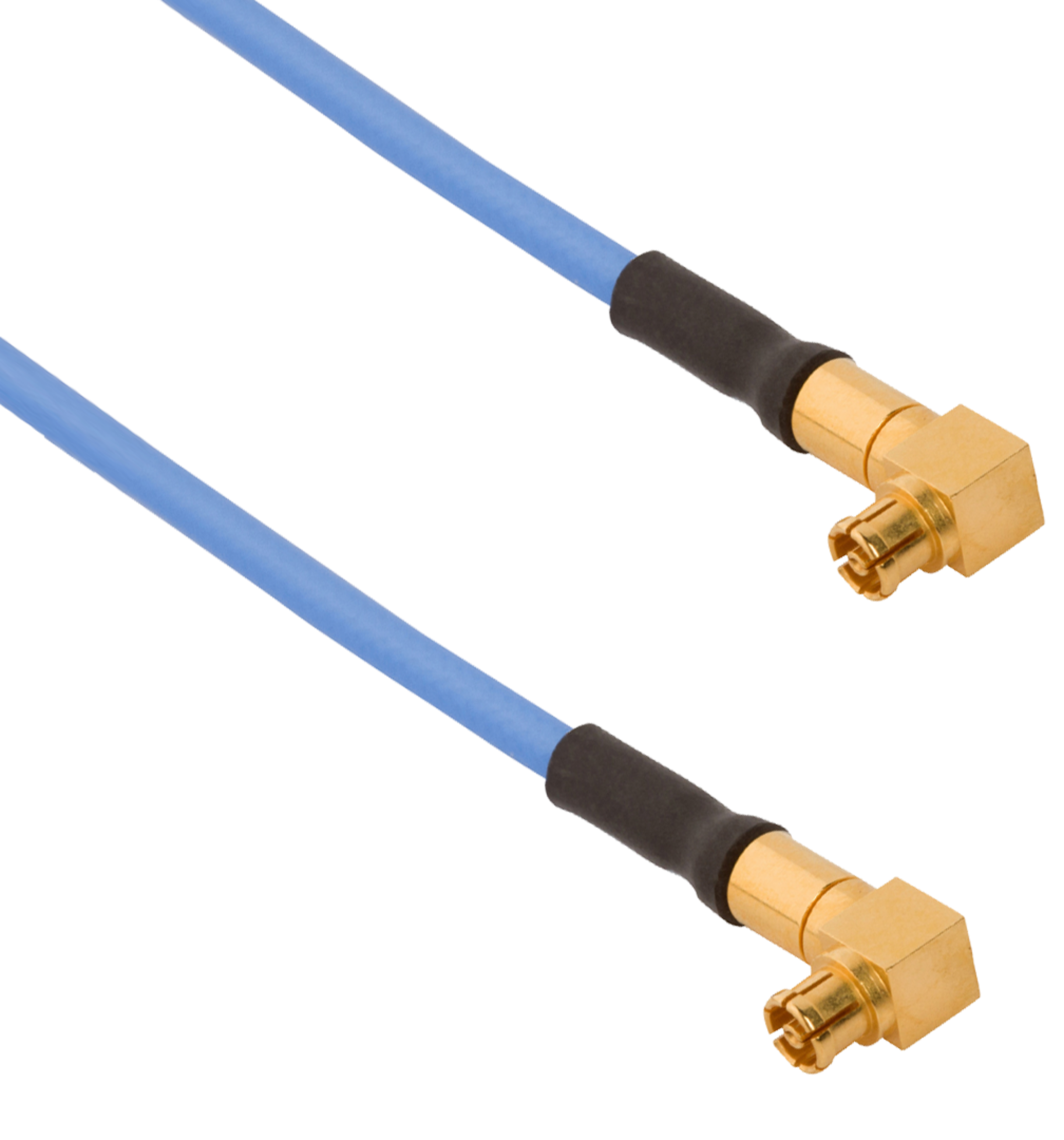 SMPM Female R/A to SMPM Female R/A 12" Cable Assembly for .047 Cable, 7032-6355