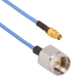 SMPM Female to SMA Male 6" Cable Assembly for .047 Cable, 7032-7524