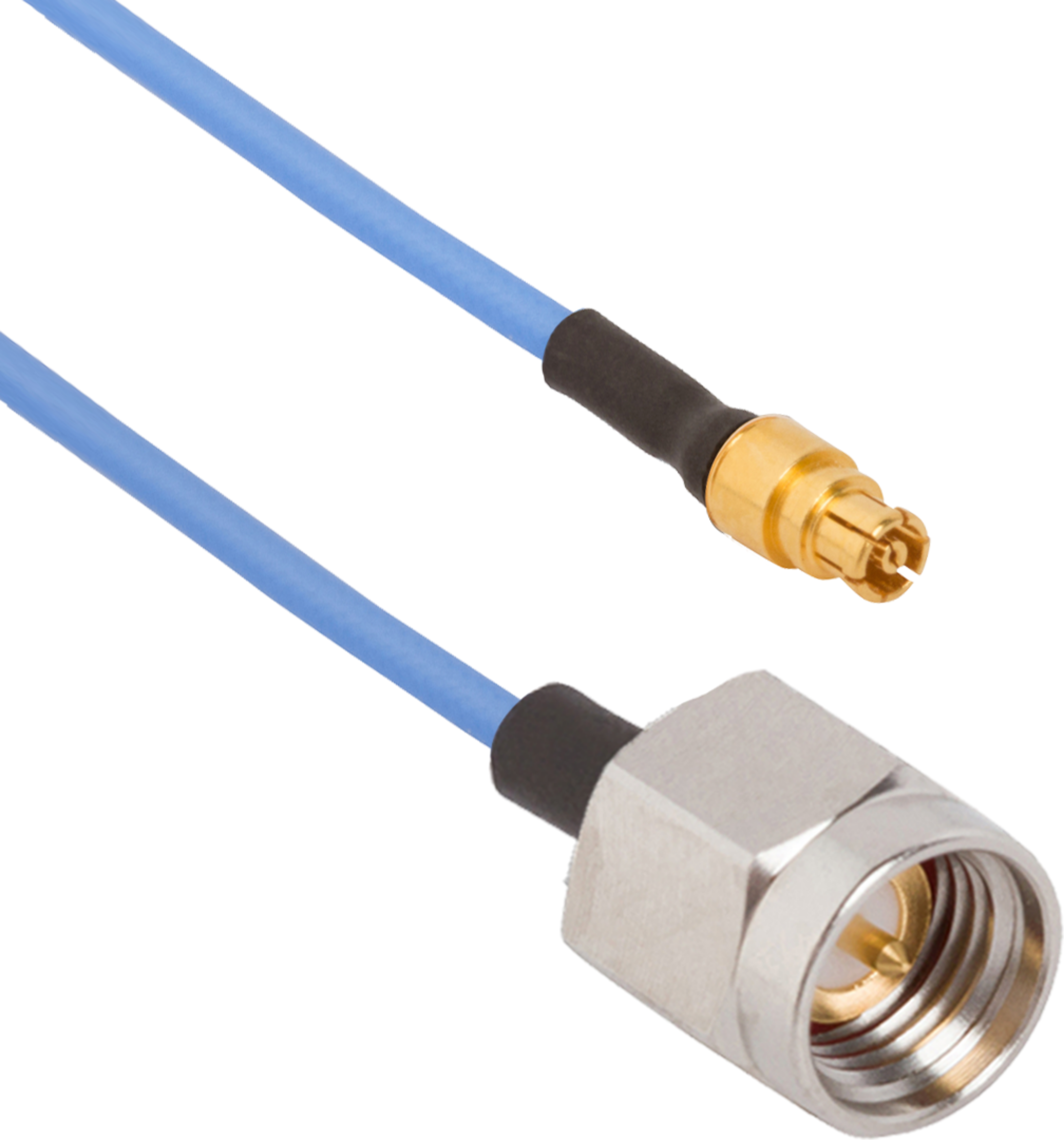 SMPM Female to SMA Male 6" Cable Assembly for .047 Cable, 7032-7524