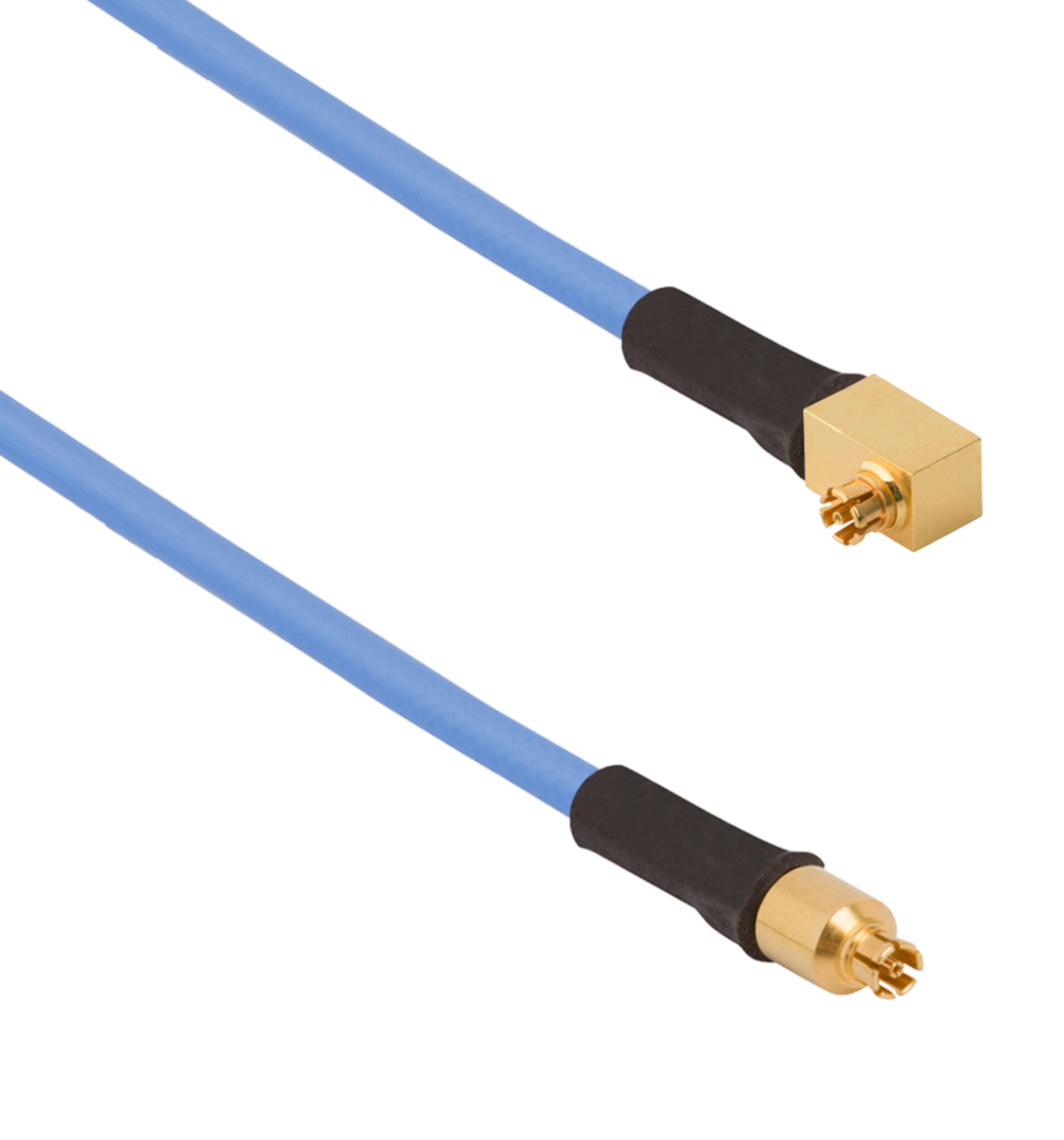 SMPS Female to SMPS Female R/A 6" Cable Assembly for .047 Cable, 7038-0251