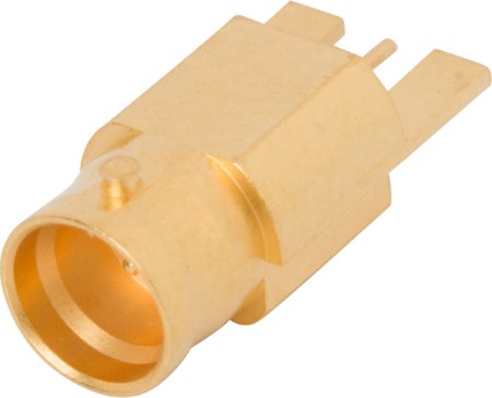 SMP Male PCB QB Edge Launch Connector, SB, 1211-66195