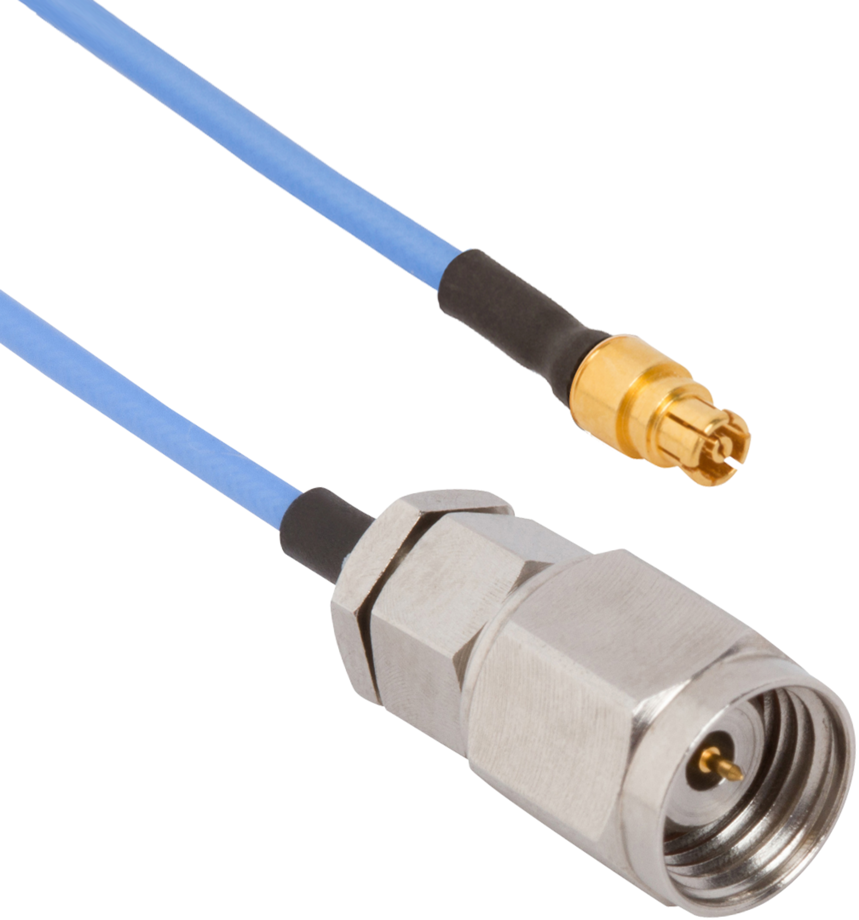 Picture of 2.4mm Male to SMPM Female 12" Cable Assembly for .047 Cable