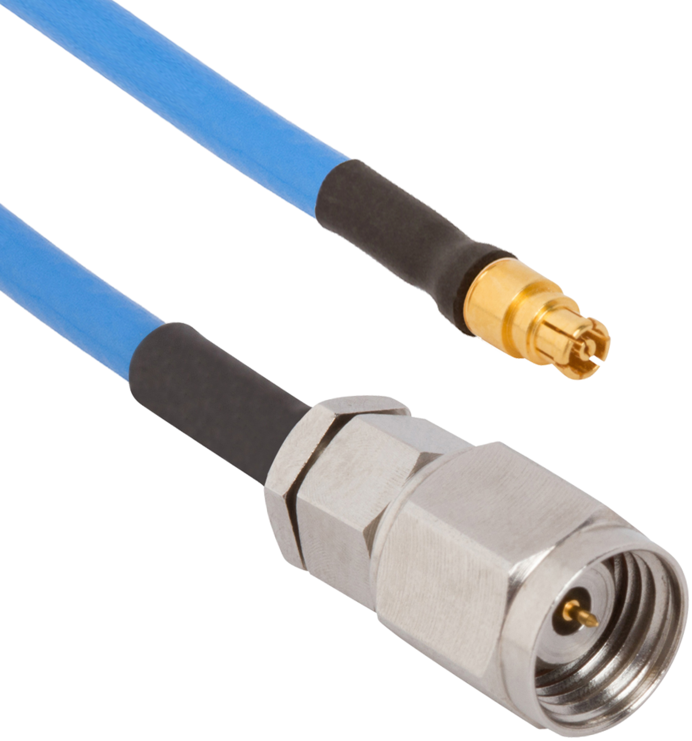 2.4mm Male to SMPM Female 12" Cable Assembly for .085 Cable, 7016-0071
