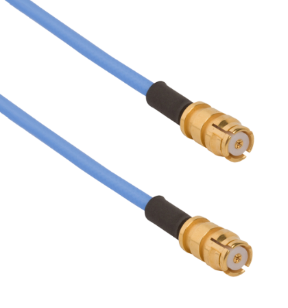 SMP Female to SMP Female 3" Cable Assembly for .047 Cable