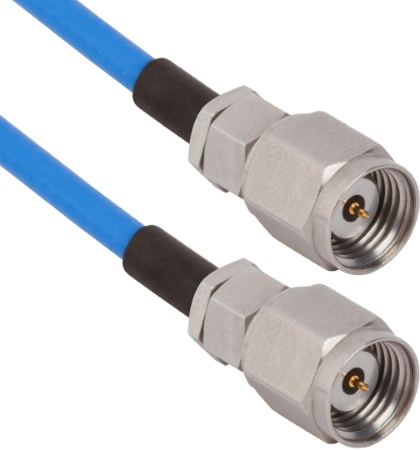1.85mm Male to 1.85mm Male 6" Cable Assembly for .085 Cable
