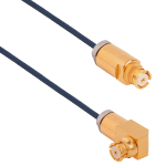 SMP Female R/A to SMP Female 3" Cable Assembly for .047 SuperFlex Cable