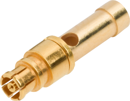 SMPM Female Connector, Extended Ferrule for .047 Cable, 3221-40147