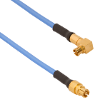 SMPM Female R/A to SMPM Female 12" Cable Assembly for .047 Cable, 7032-9725