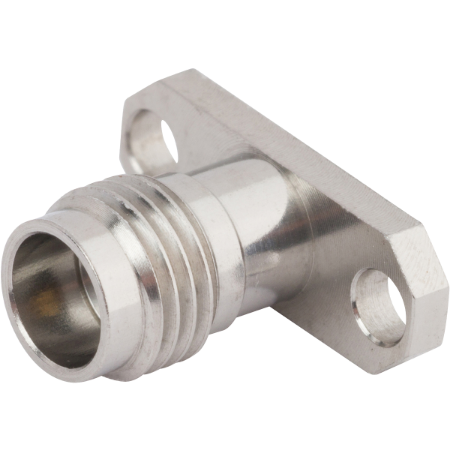 2.4mm Female Flange Mount Connector, 2 Hole (Accepts Ø.012 Pin), SF1621-60017