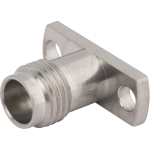 1.85mm Female Flange Mount Connector, 2 Hole (Accepts .009 Pin), SF3321-60003