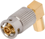 SMPM Female QB Connector, R/A for .085 Cable, 3222-60004