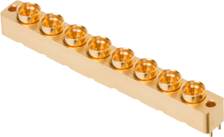 SMP Male PCB Surface Mount Connector, 8-Port, FD, 9311-00070