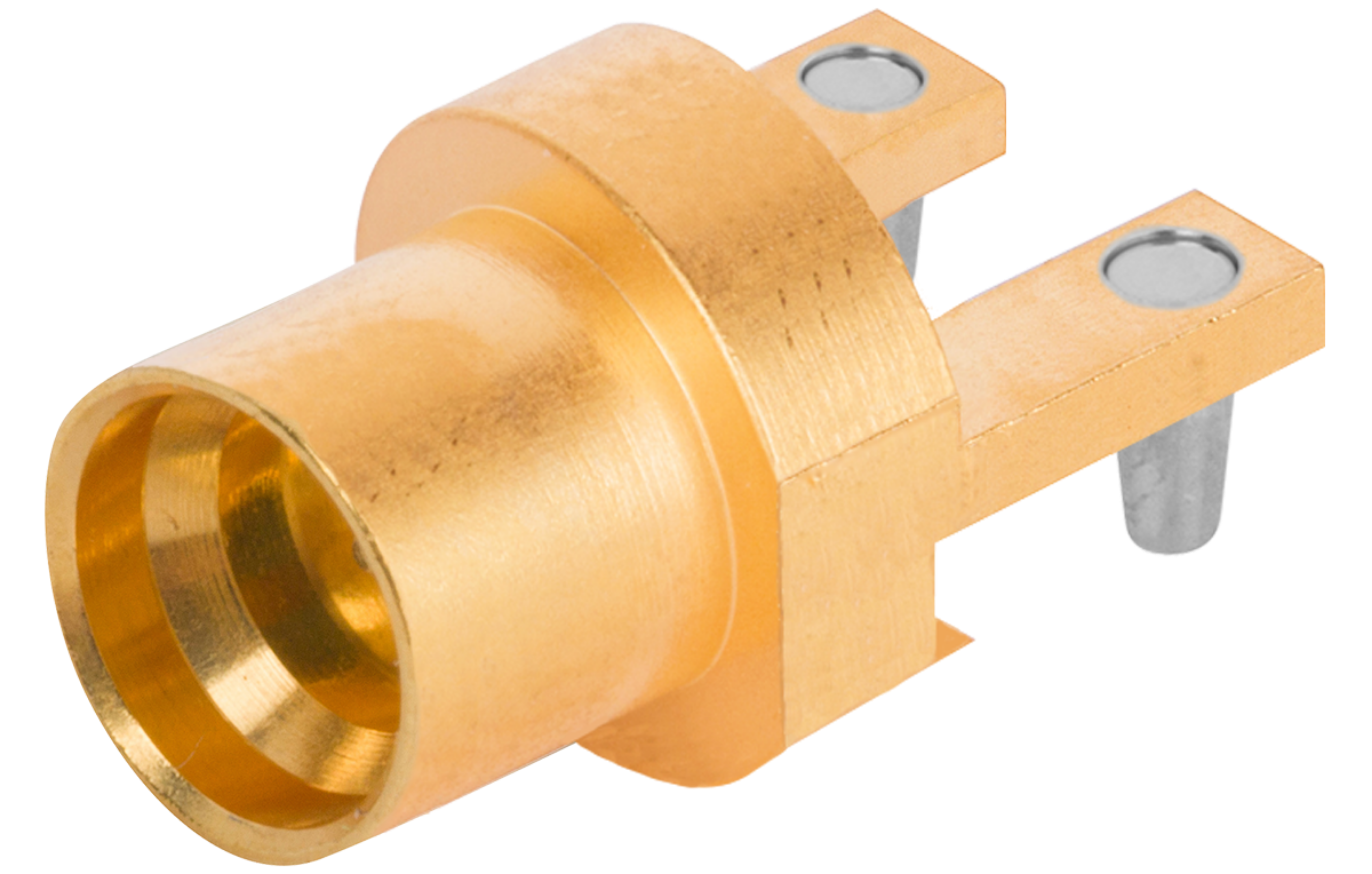 SMP Male PCB Edge-Lock Connector, 2 Leg, SB, .062" PCB Thickness, 1211-66443