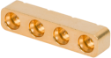 SMPS Male PCB Surface Mount, 4 Port (Glass Seal), FD, 9311-20028