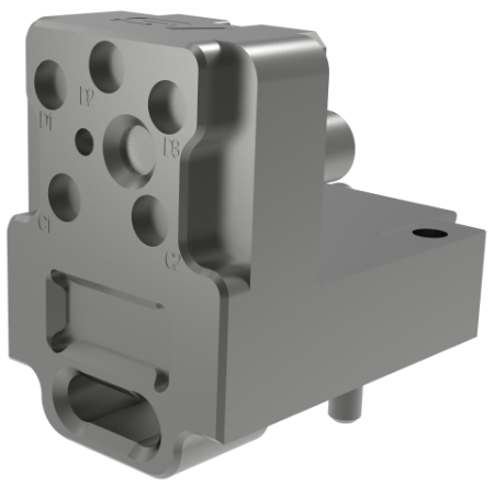 NanoRF VITA 67.3 5 Port RF and 1 Port MT Fiber Plug-In Hybrid Module, 9351-80007