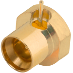 SMP Male Reverse Mount Thru-Hole PCB Connector, R/A, SB, 1211-66450