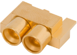 SMPM Male PCB Edge Launch Connector, 2 Port (Extended Wipe), SB, 9311-60351