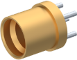 SMP Male PCB Thru-Hole Connector (Pre-Tinned), SB, 1211-40170