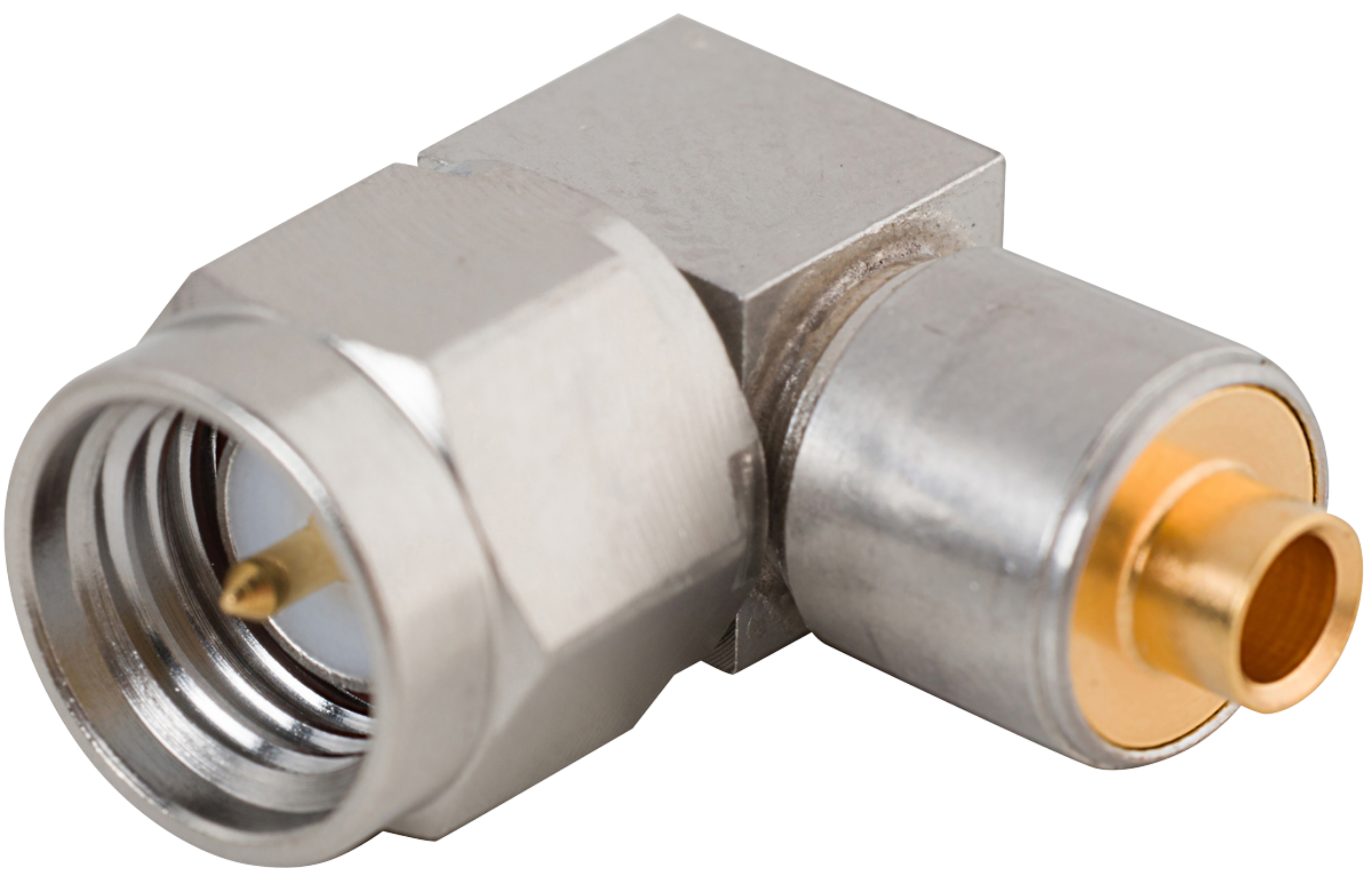 SMA Male Connector, R/A for .085 Cable SF2915-6001 | SV Microwave