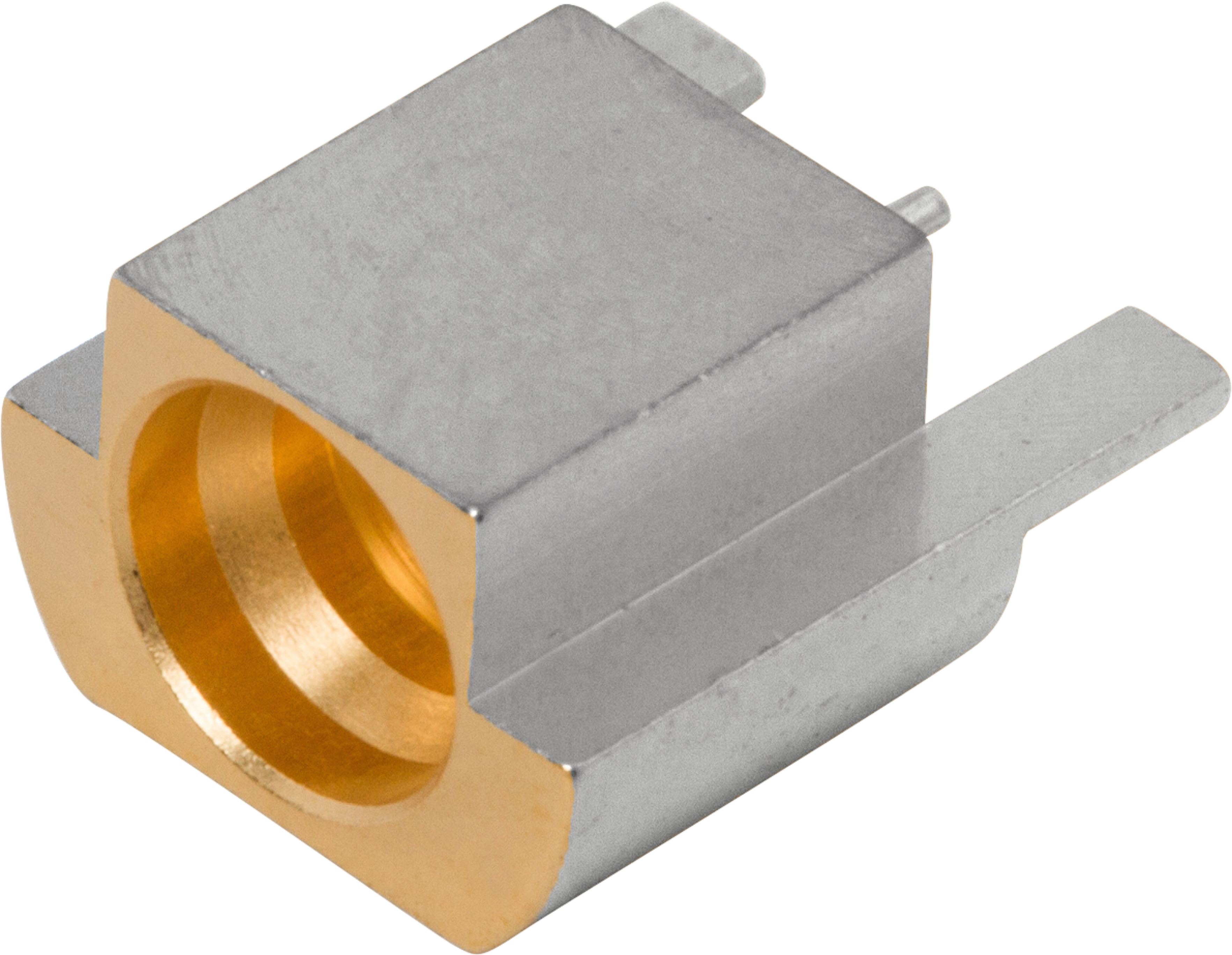 SMPS Male PCB Edge Launch Connector (Tin Dipped), FD, 3811-40003-TD