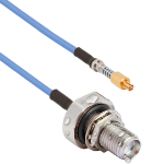 SMPS Female VITA 67.3 Backplane Contact to SMA Female Bulkhead (IP67 Rated) 12" Cable Assembly for .047 Cable, 7038-7788