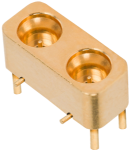SMPS Male R/A Contact PCB Surface Mount Connector, 2 Port, SB, 3812-40012