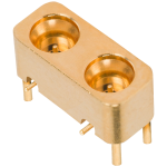 SMPS Male R/A Contact PCB Surface Mount Connector, 2 Port, FD, 3812-40011