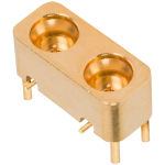 SMPS Male R/A Contact PCB Surface Mount Connector, 2 Port, SB, 3812-40012